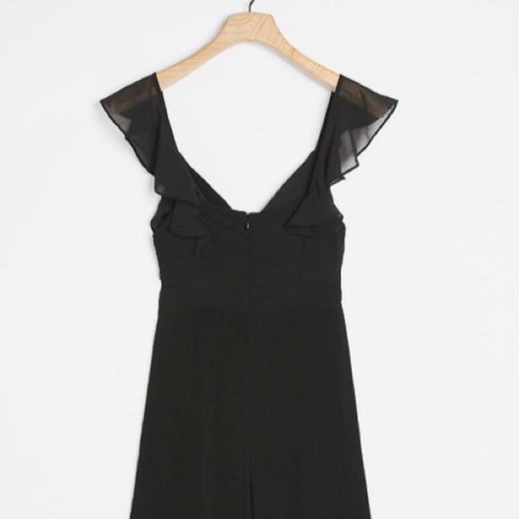 Anthropologie ASTR Hayden Black Jumpsuit NWT $178 Medium - Picture 5 of 12